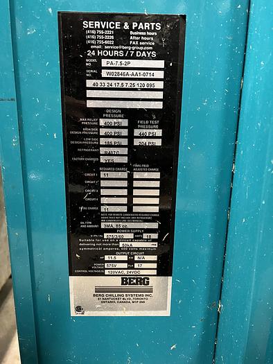 Used BERG Mid Range Portable Chiller
