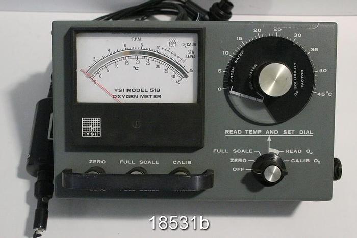 Used YSI Model 51B Oxygen Meter #18531