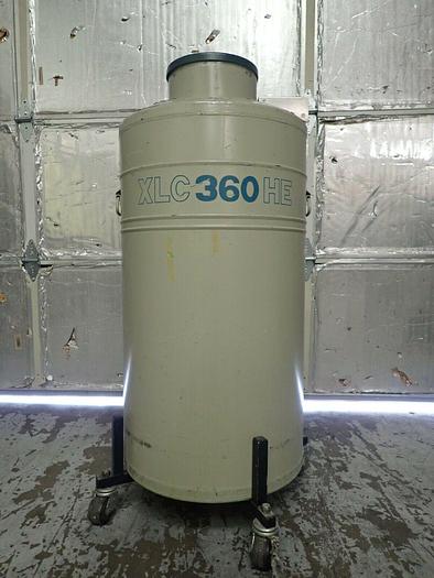 Used MVE XLC 360 HE Cryogenics Liquid Nitrogen Dewar Freezer Tank