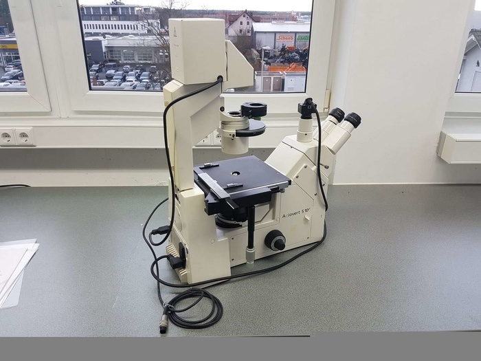Used ZEISS Axiovert S100 Inverted Microscope