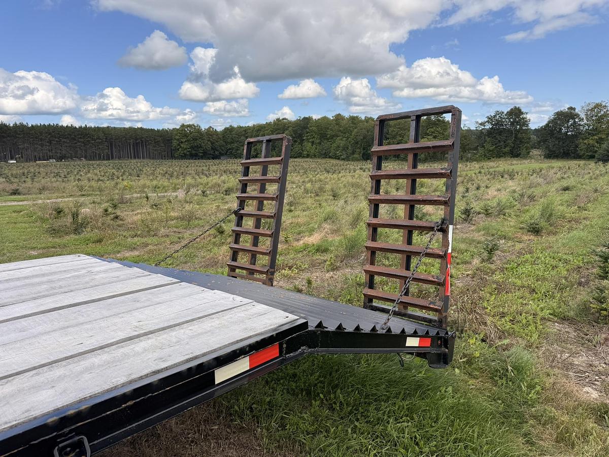 Used 24' Beavertail Deck Over Trailer 2 x 10K Axles