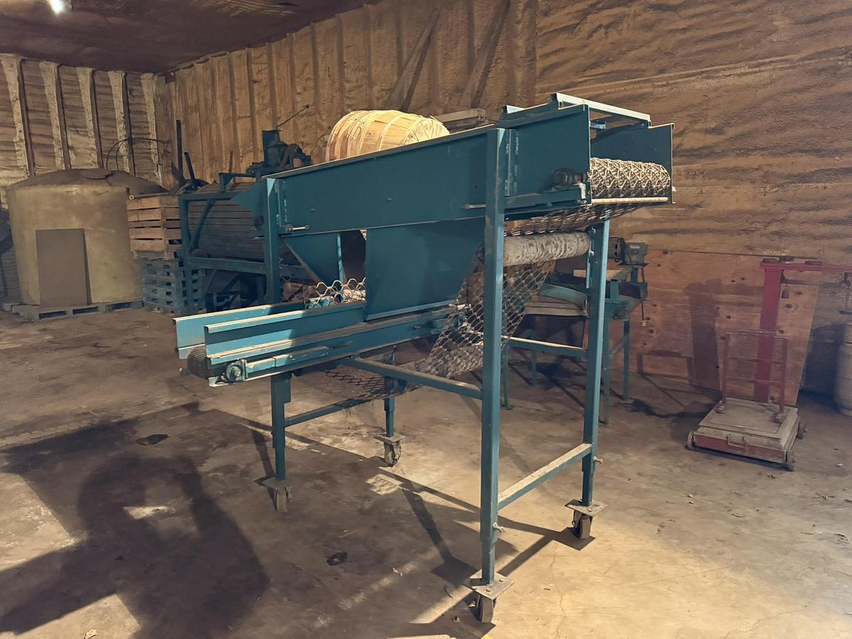 Used Vegetable Sizer, 25" Wide, 2" Sizing Chain