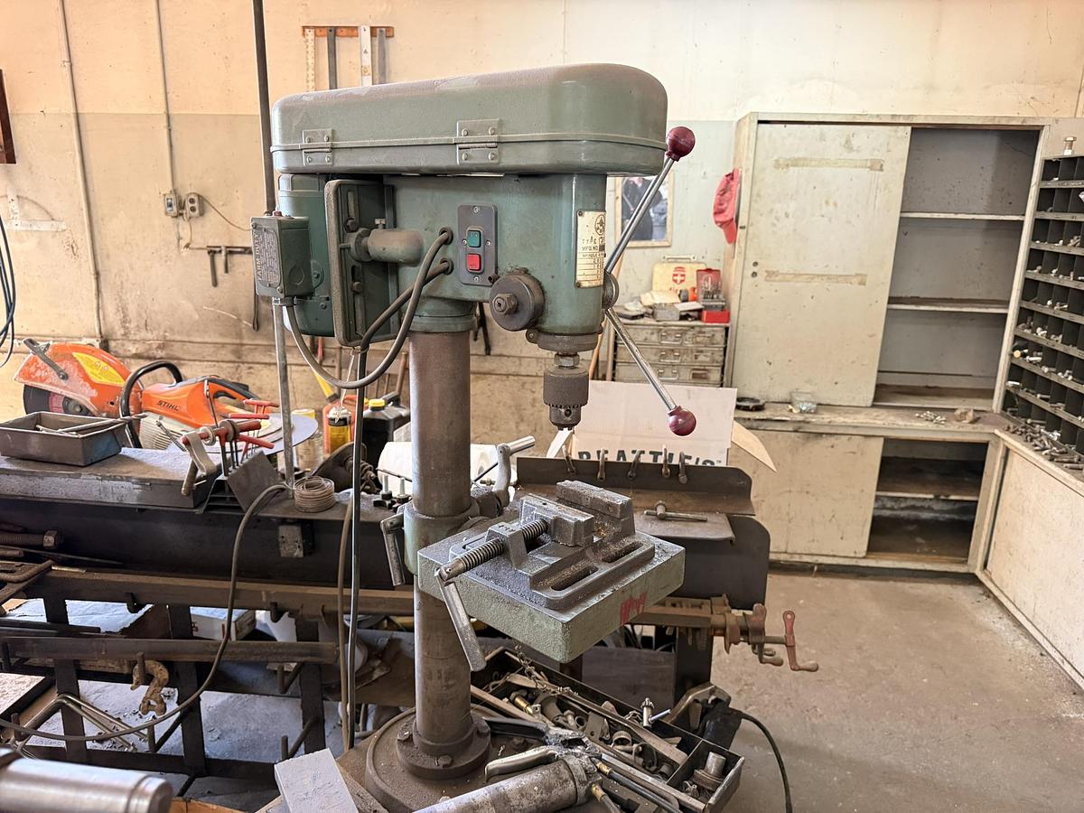 Used Shop Tools and Equipment - Press, Dill Press, Band Saw, Mill, Welder