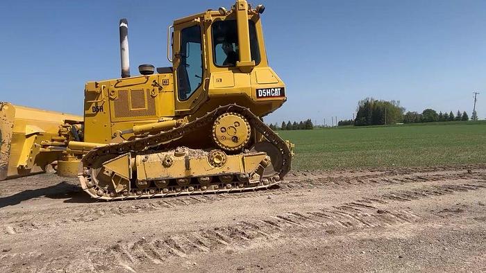 Used Sold  · 1993 Caterpillar d5h high track dozer 6 way blade