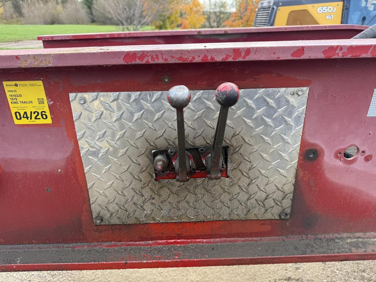 Used 1979 King Double Drop Hyd. Detach Trailer 5 2SWR-HN40