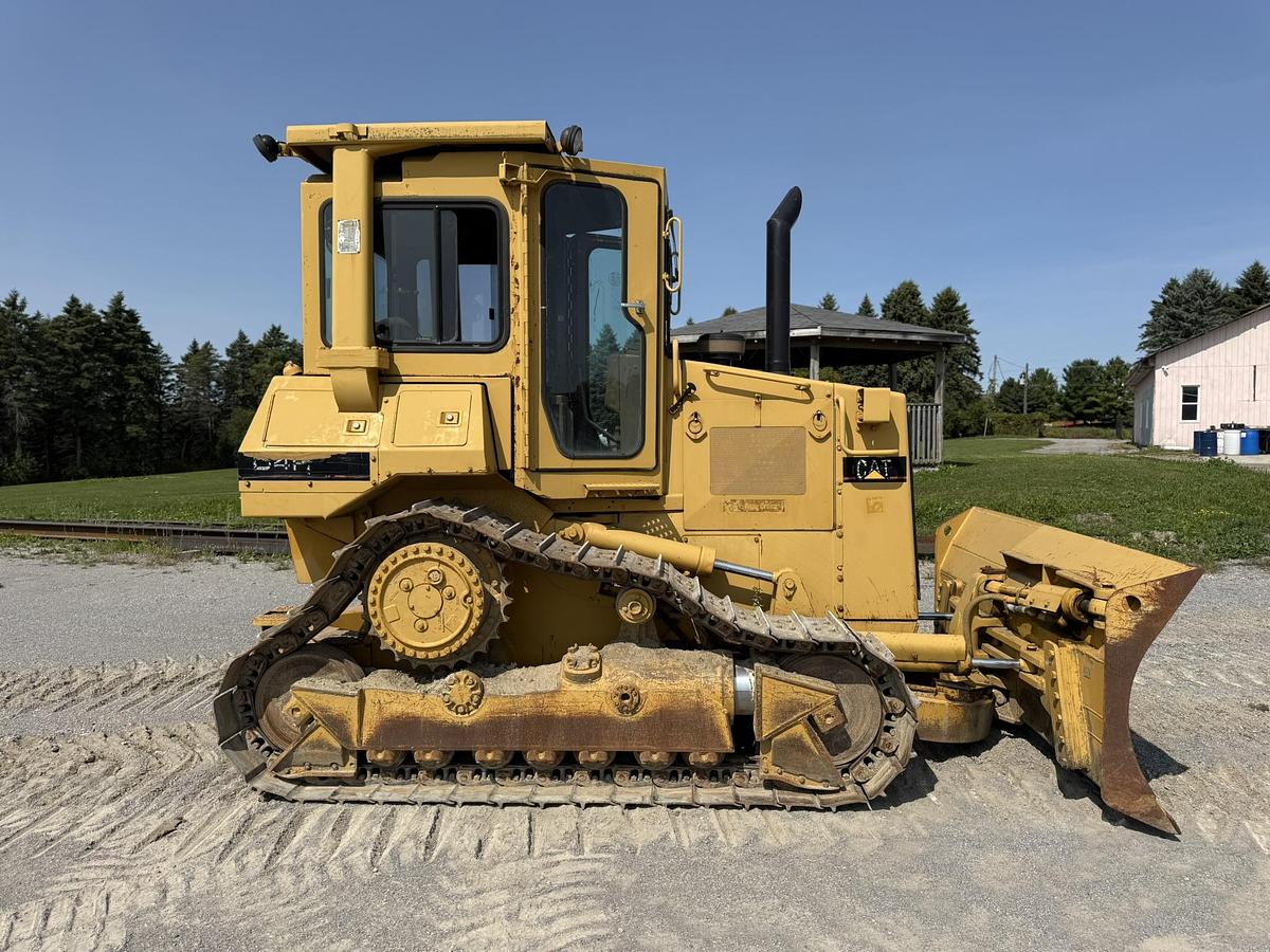 Used 1987 Caterpillar D4H Dozer, High Track, Cab, 6 Way Blade, 3666 Hours