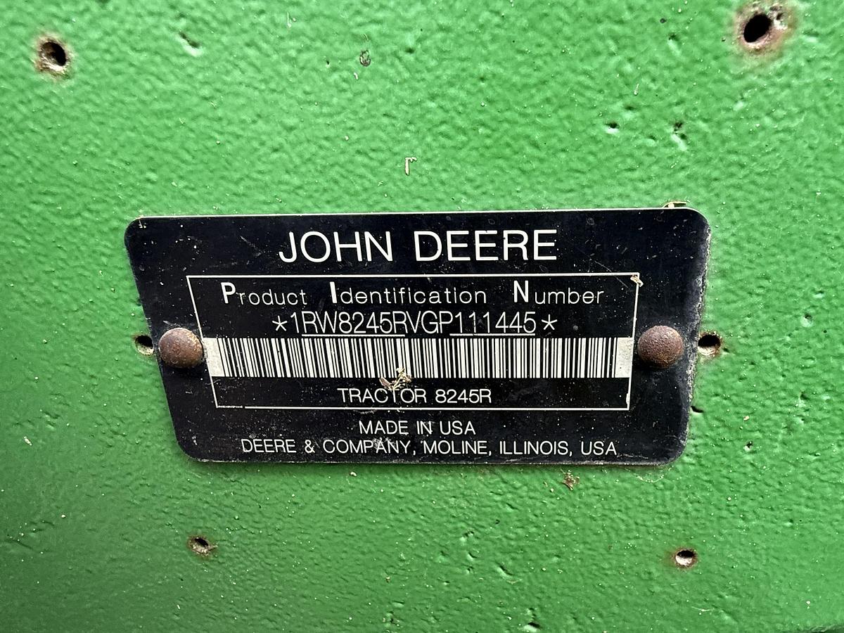 Used John Deere 8245R