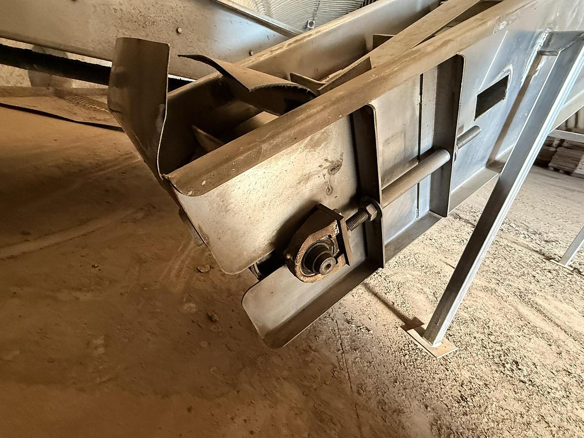 Used Stainless Elevator Conveyor 8' Long