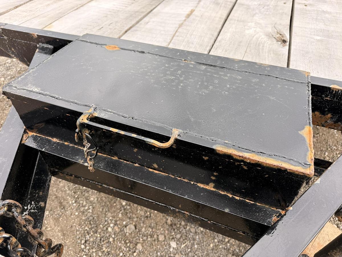 Used 24' Beavertail Deck Over Trailer 2 x 10K Axles