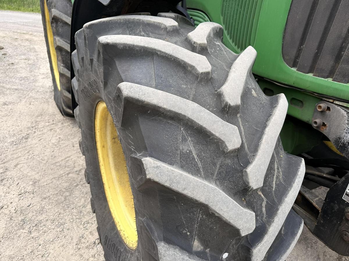 Used 2008 John Deere 6320, 24 SPD Power Quad, 9-15 HLA Blade