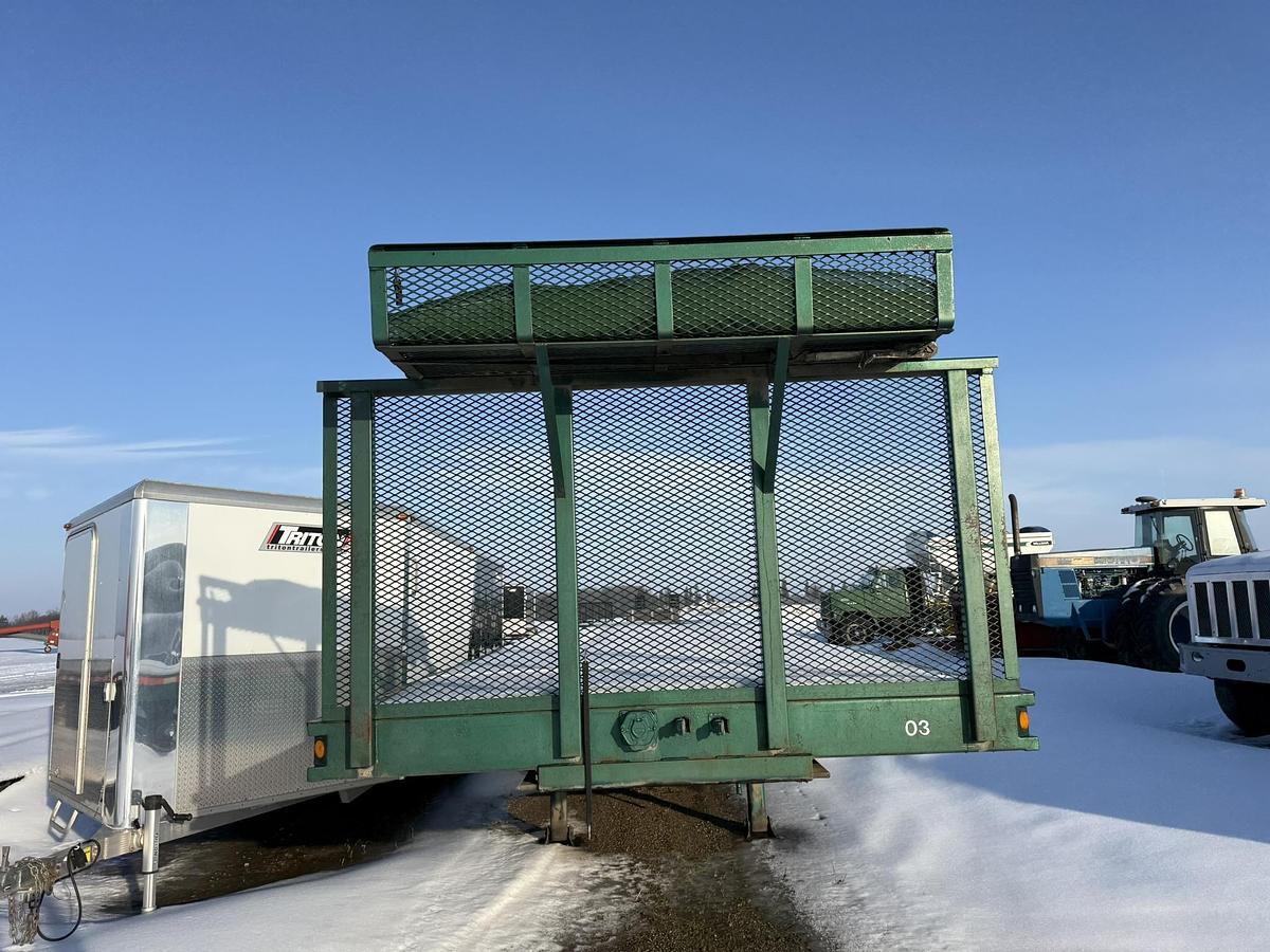 Used 1989 Fruehauf 48', 4 Axle Flat Deck Trailer