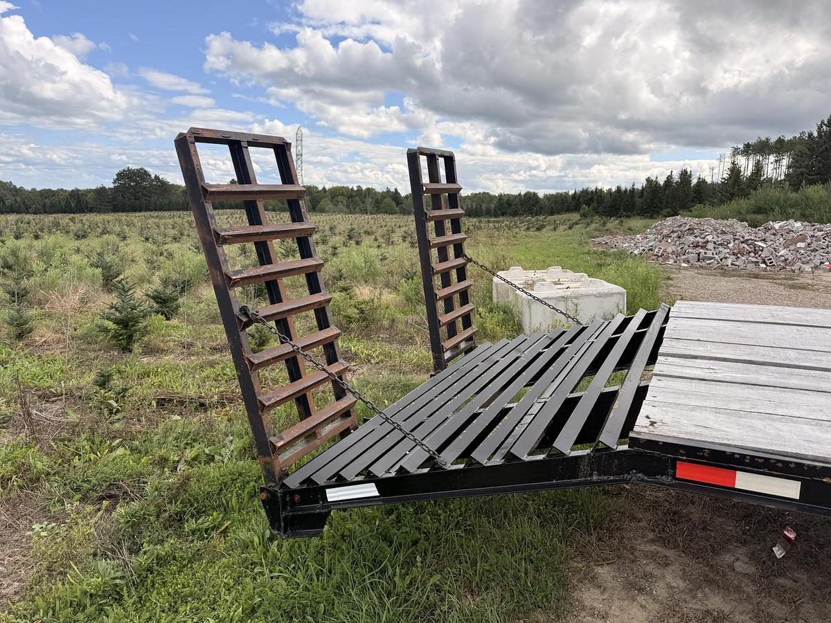 Used 24' Beavertail Deck Over Trailer 2 x 10K Axles