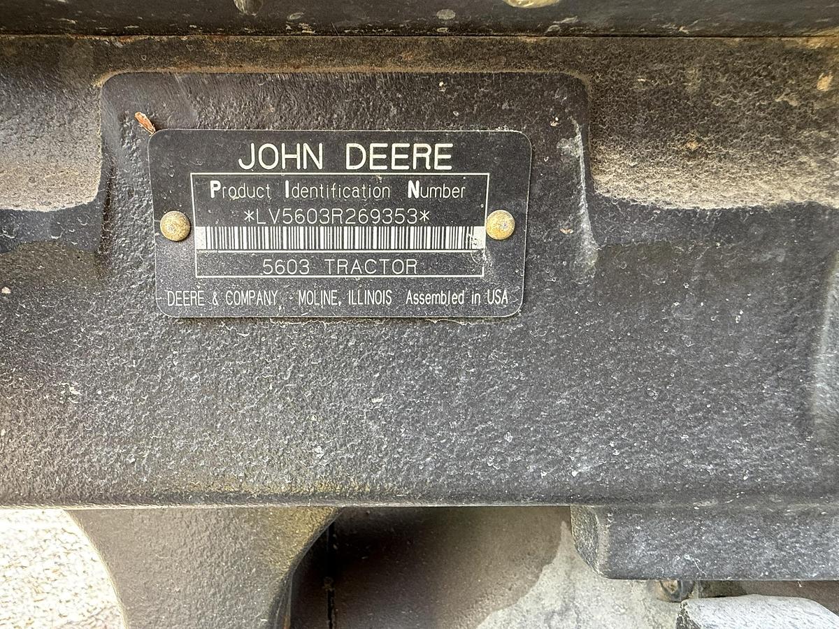 Used 2008 John Deere 5603 Loader Tractor