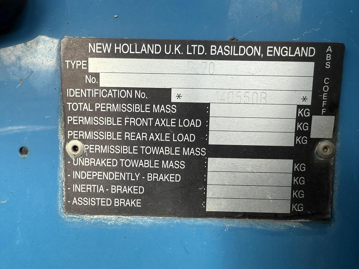 Used 1999 New Holland TL70, Turf and Ag Tires, Raven Guidance and Light Bar