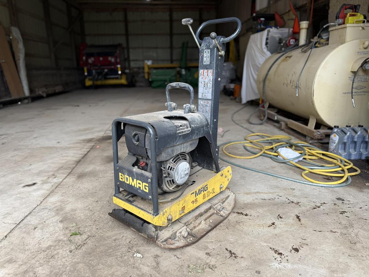 Used Bomag BPR35/38D-2 Yanmar Diesel Walk Behind Compactor