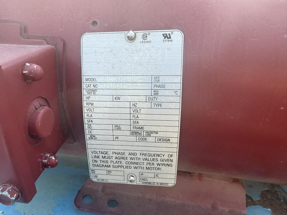 Used Haines Haines 34' Conveyor 36" Belt, Single Phase Motor