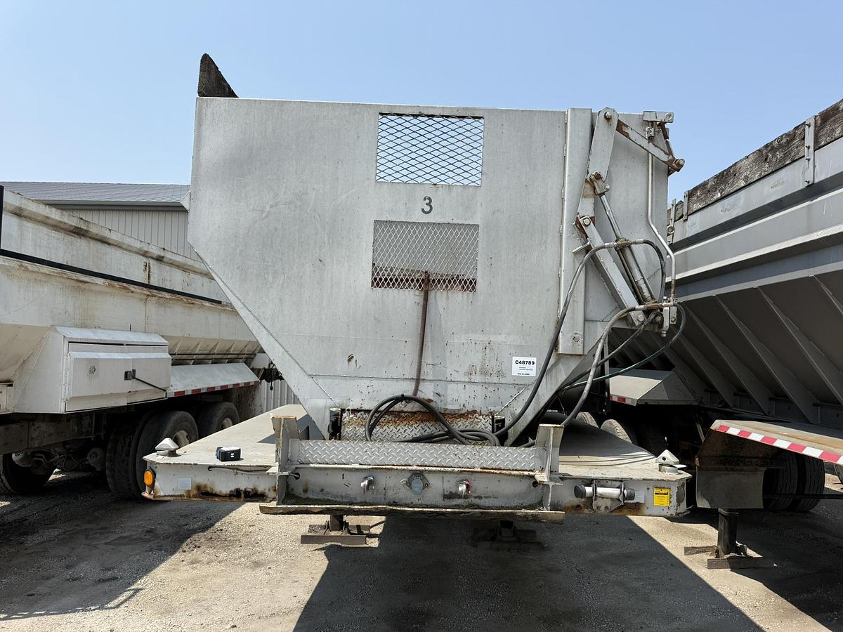 Used Alliston Machinery 24' Bulk Box With Tandem Axle Undercarriage