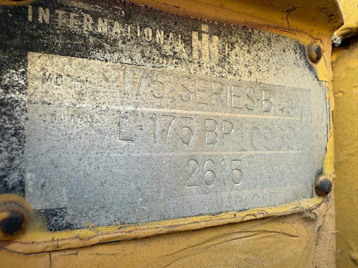 Used 1970 International 175 Series B Track Loader