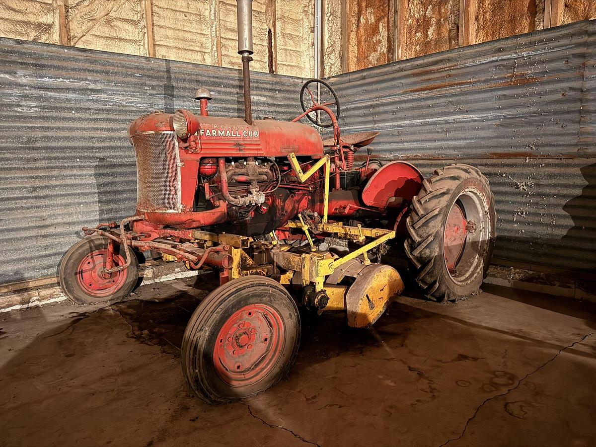 Used McCormick Farmall Cub With Belly Tiller