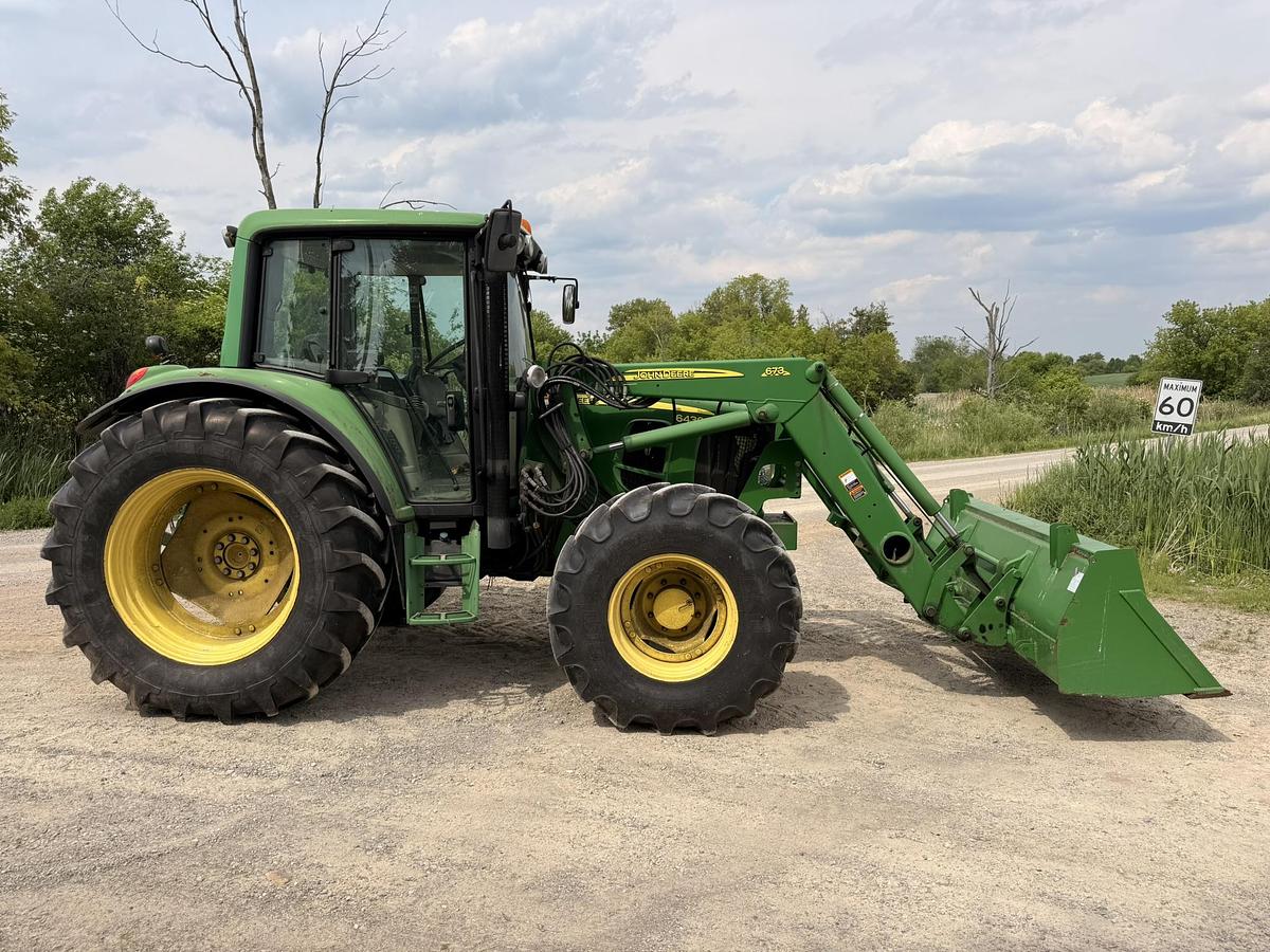 Used 2010 John Deere 6430 Premium, 673 Loader, 3,080 Hours