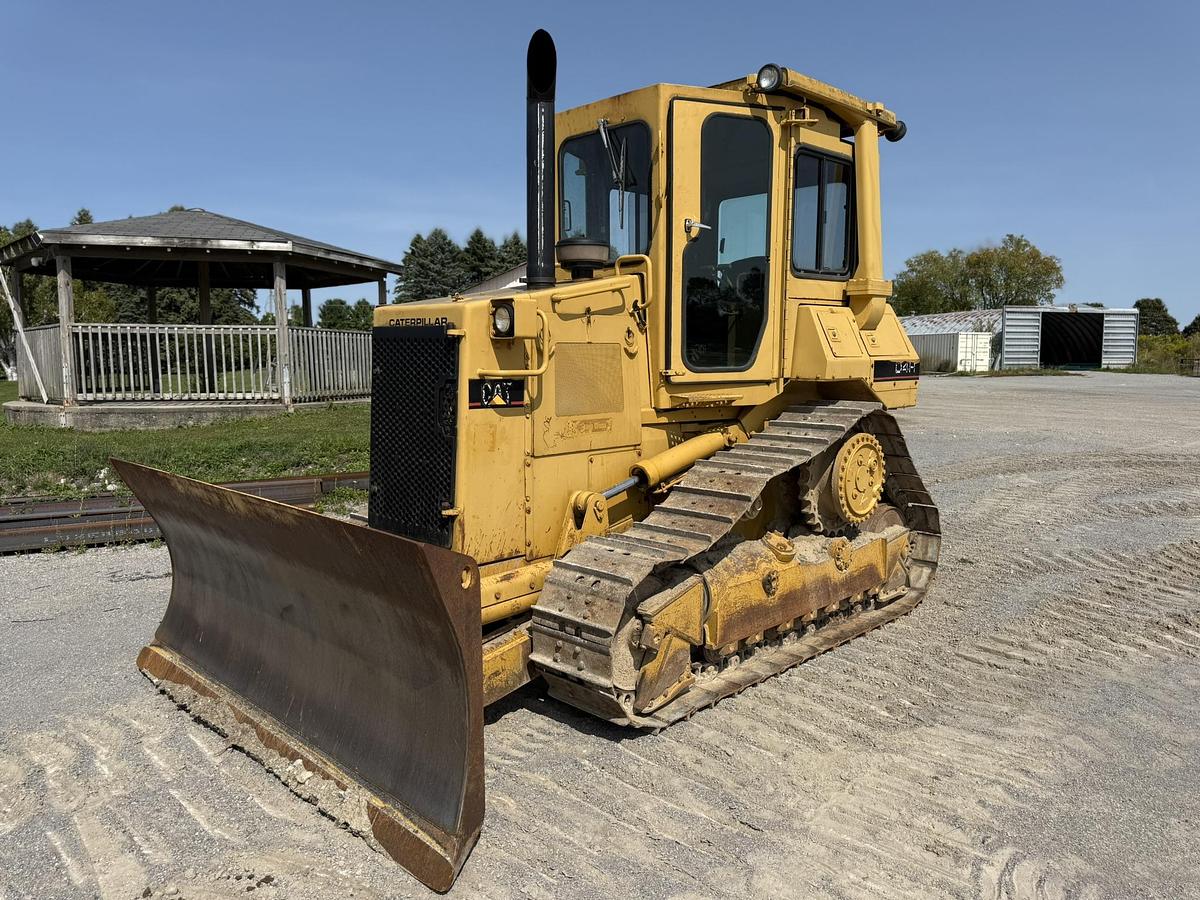 Used 1987 Caterpillar D4H Dozer, High Track, Cab, 6 Way Blade, 3666 Hours
