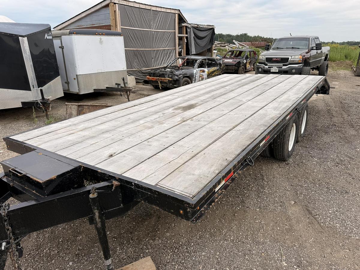 Used 24' Beavertail Deck Over Trailer 2 x 10K Axles