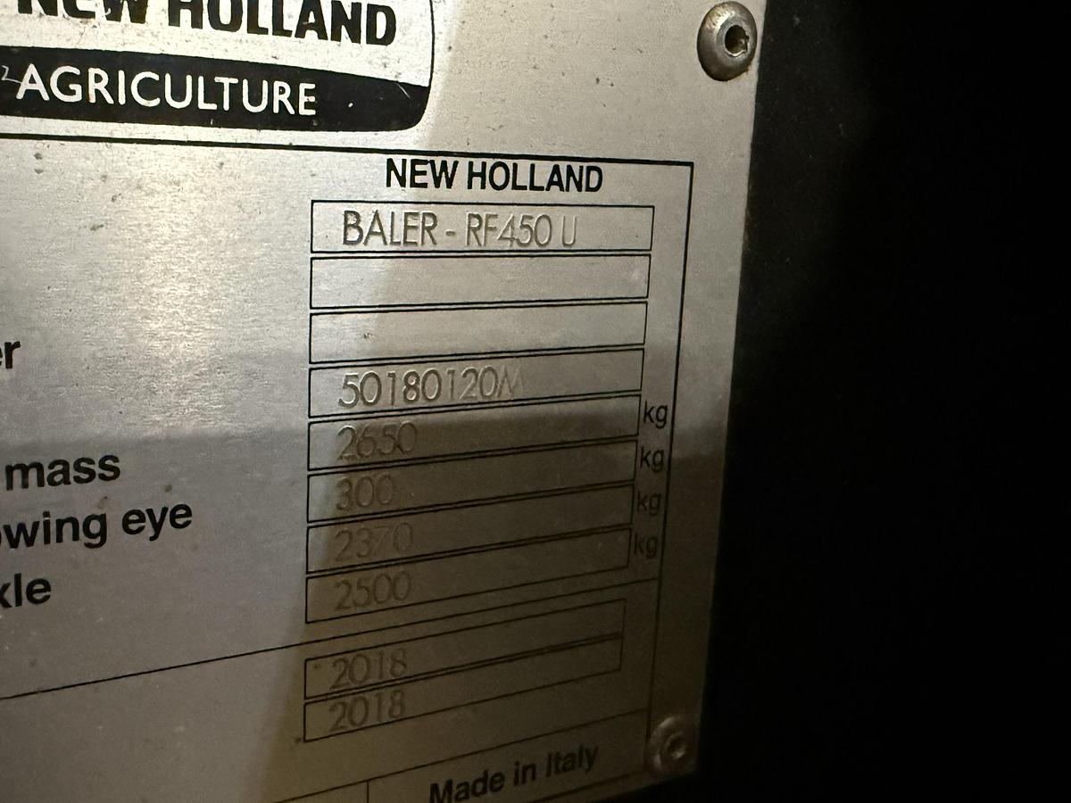 Used New Holland RF450 Utlilty
