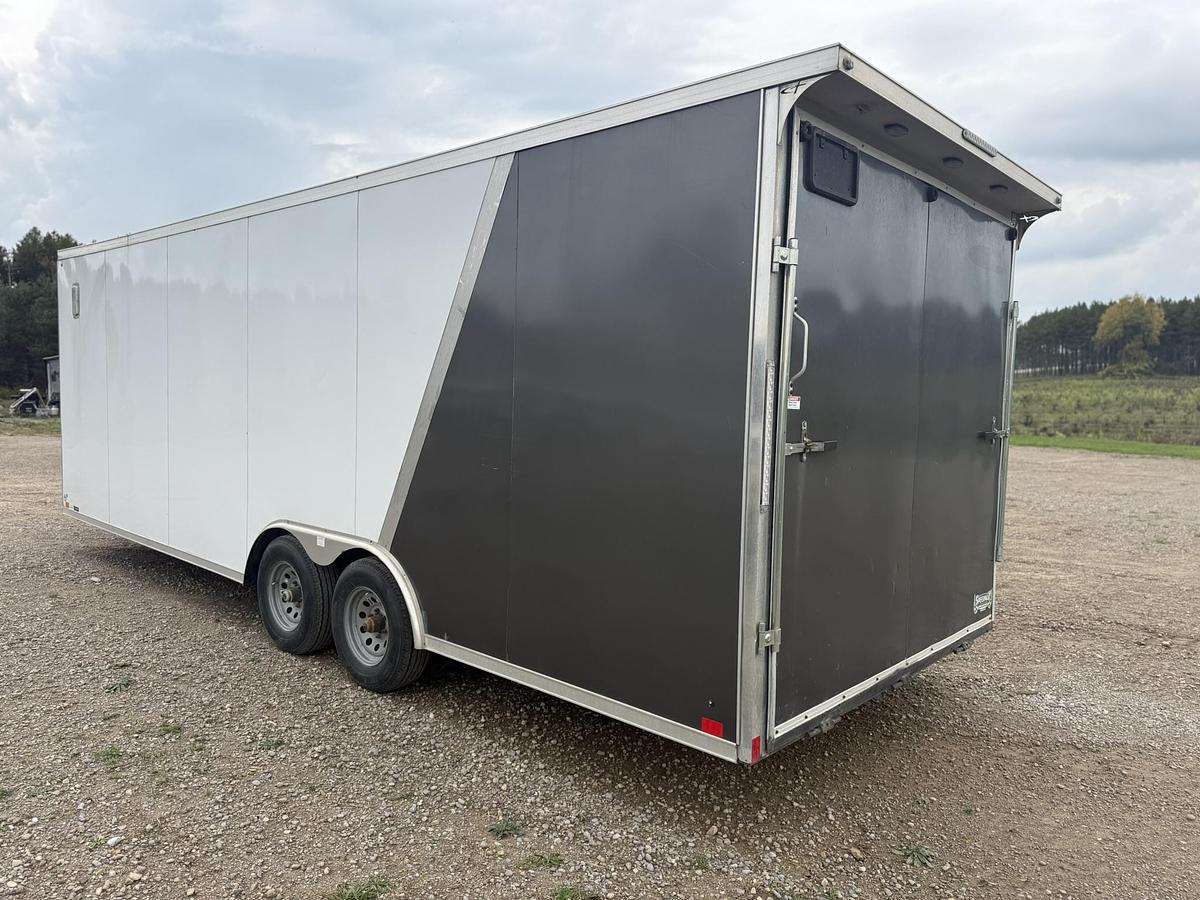 Used 2022 Cross Alpha Series 24' V-Nose Enclosed Trailer