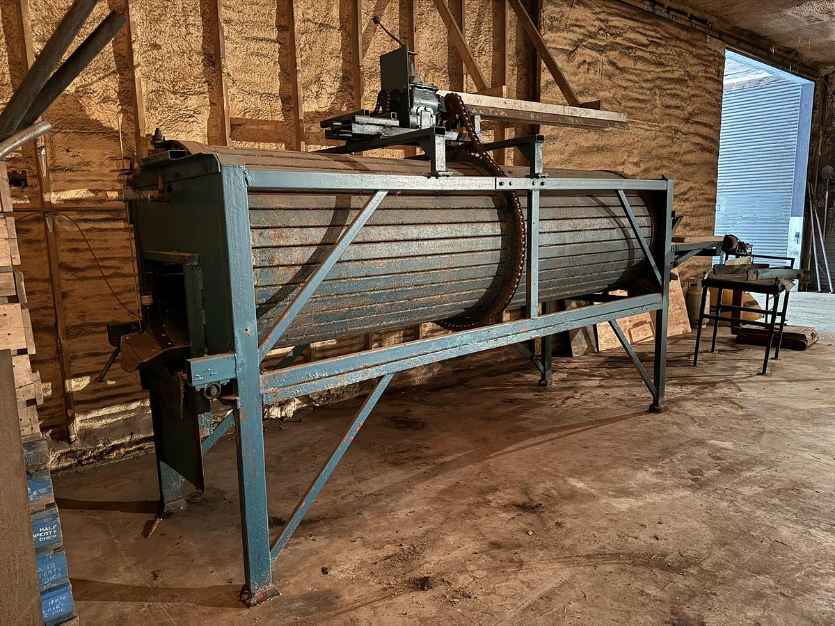 Used Produce Barrel Washer, 11' Long, 3' Diameter
