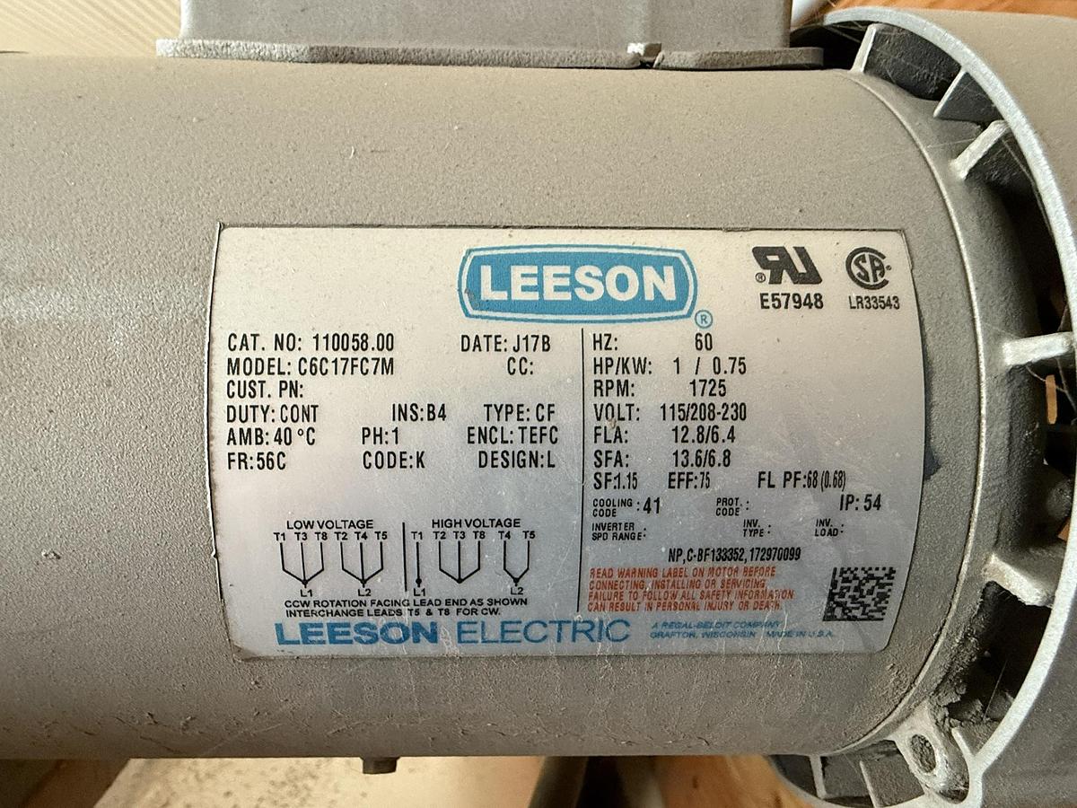 Used Kerian L50 50" Sizer with 5 Lane Table