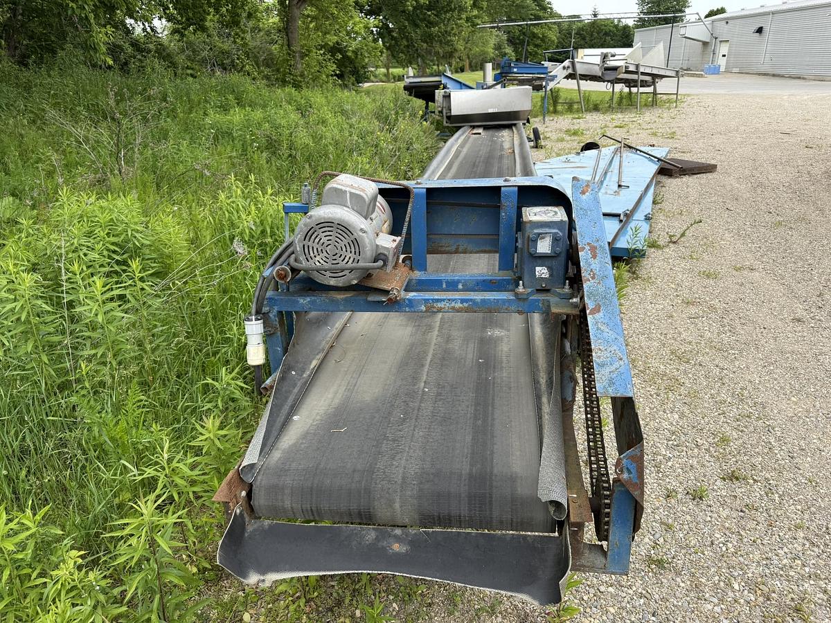 Used Alliston Machinery 44' Truck Unloding Conveyor