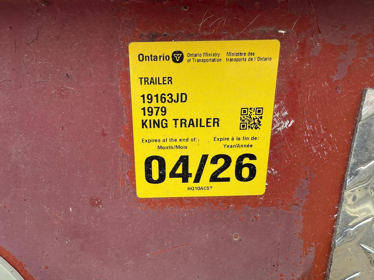 Used 1979 King Double Drop Hyd. Detach Trailer 5 2SWR-HN40