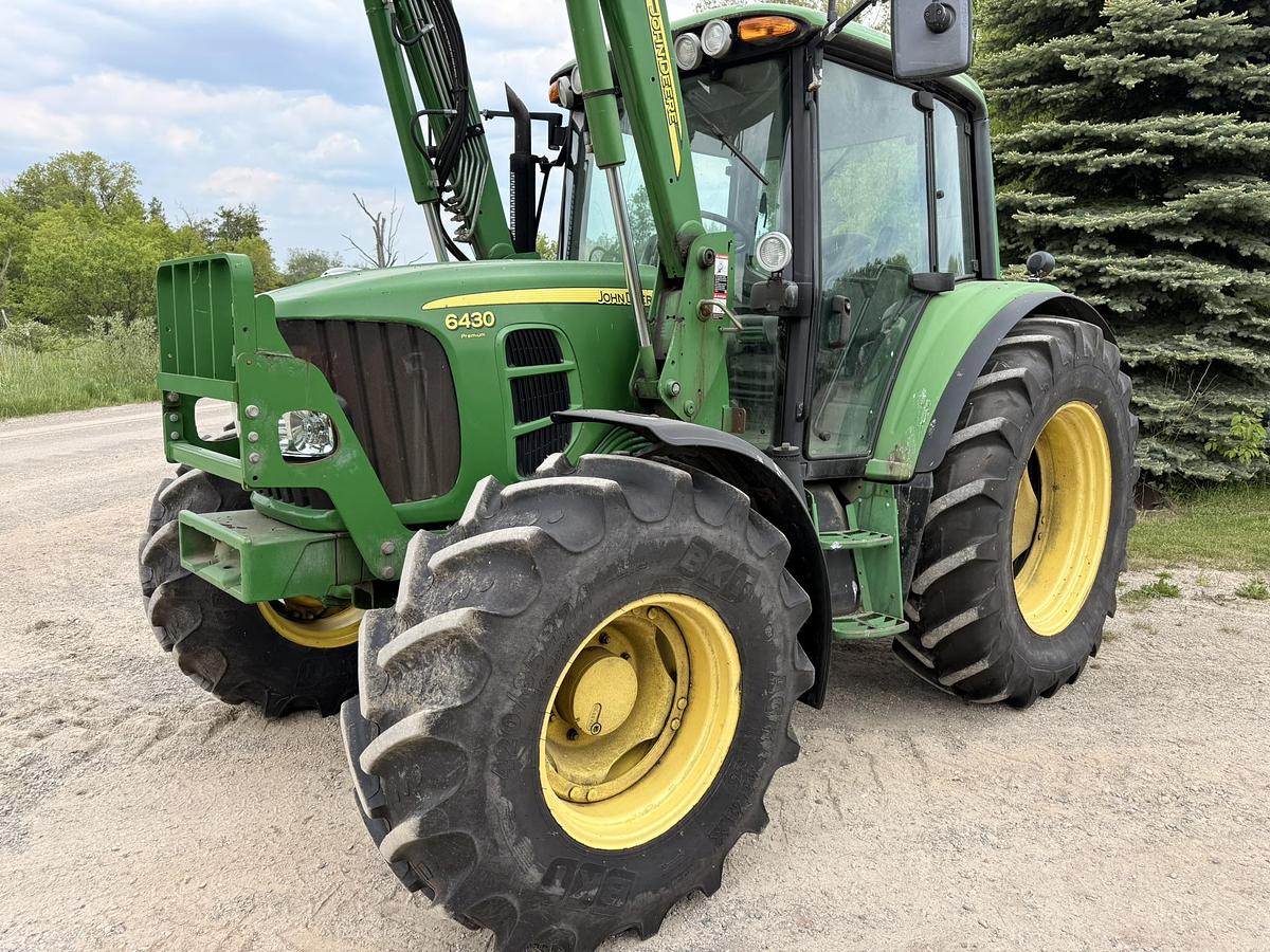 Used 2010 John Deere 6430 Premium, 673 Loader, 3,080 Hours