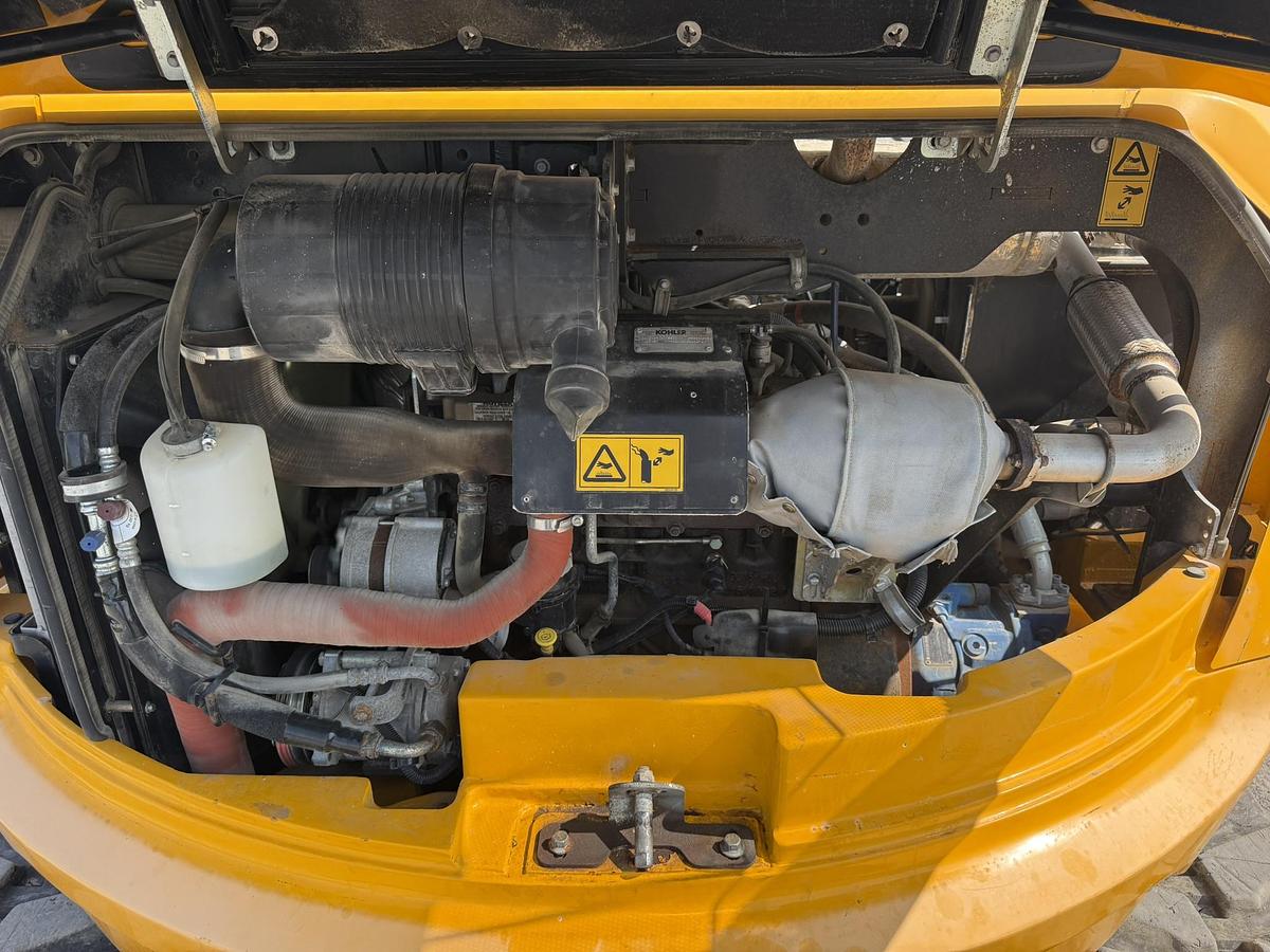 Used 2020 JCB 85Z-2 Mini Excavator, AMI Thumb, Bucket, Blade, Cab, 1093Hrs