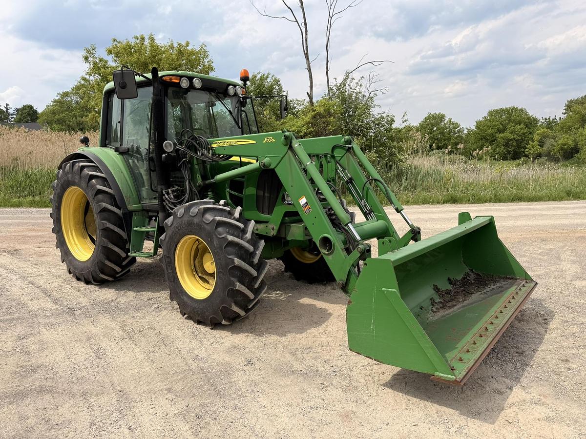 Used 2010 John Deere 6430 Premium, 673 Loader, 3,080 Hours
