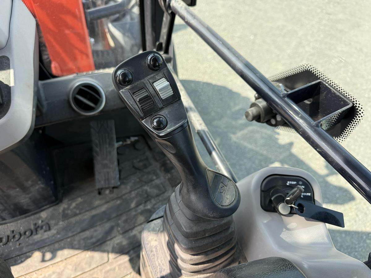 Used 2022 Kubota R640 Wheel Loader, Cab, Hyd. Bucket, 500 Hours