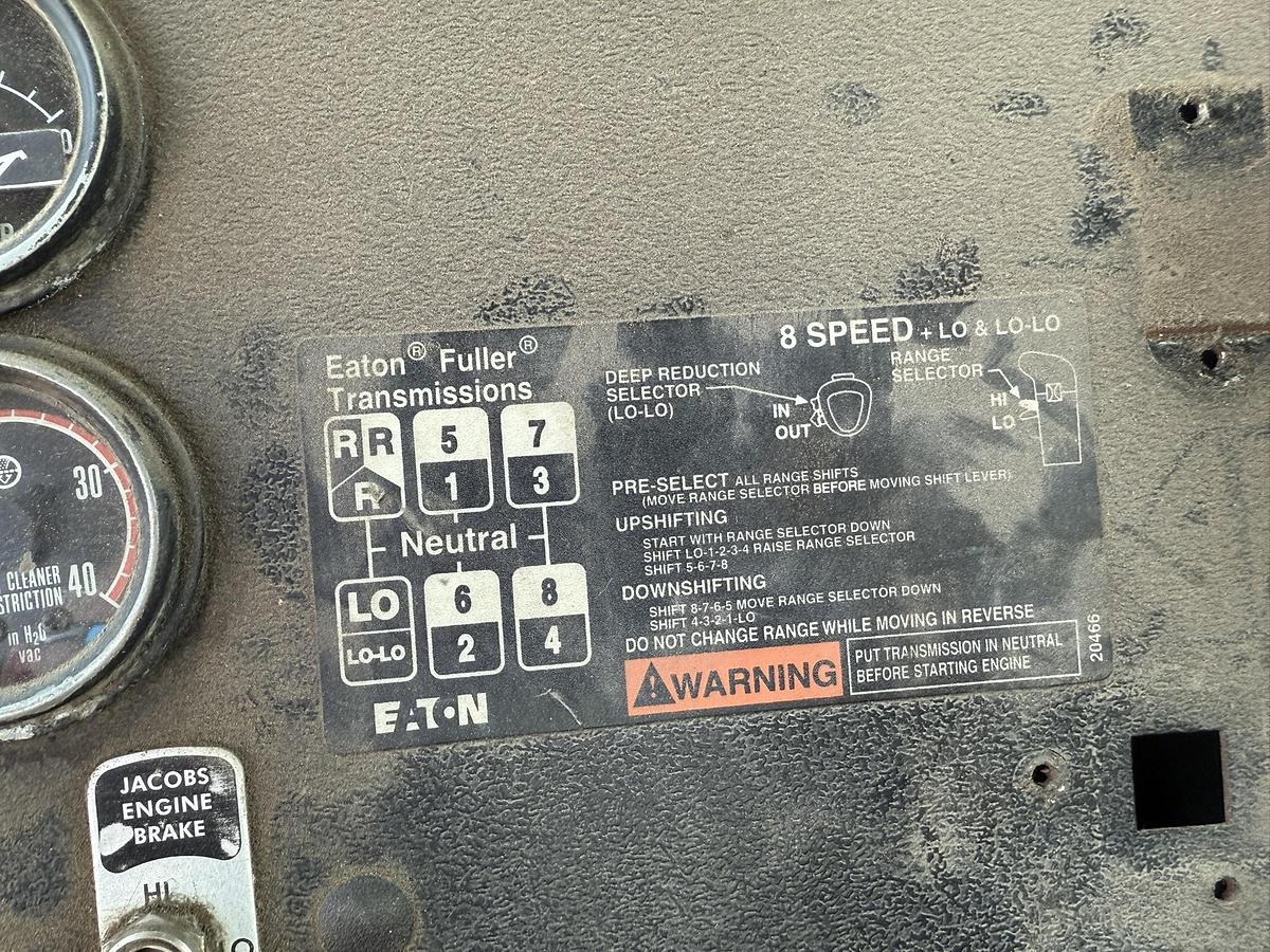 Used 1999 Mack Truck With 24' Alliston Machinery Box, 60" Belt, Honda Motor