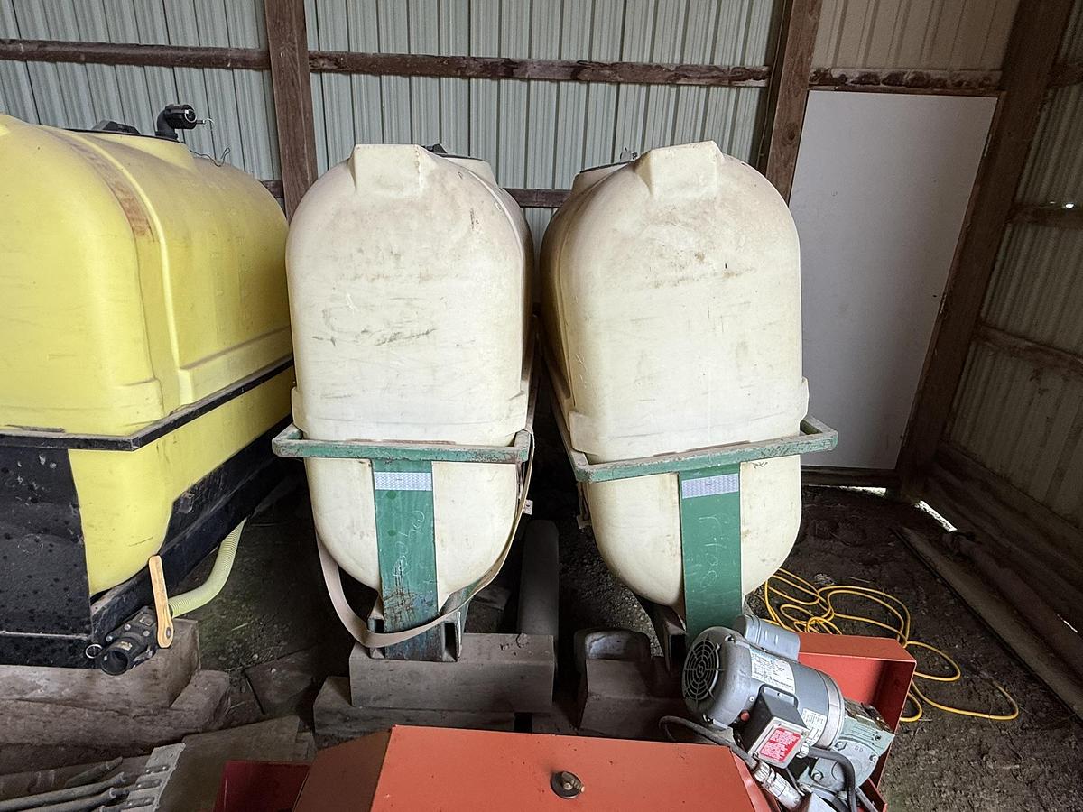 Used 2 X 250 Gallon Saddle tanks from 8100 John Deere