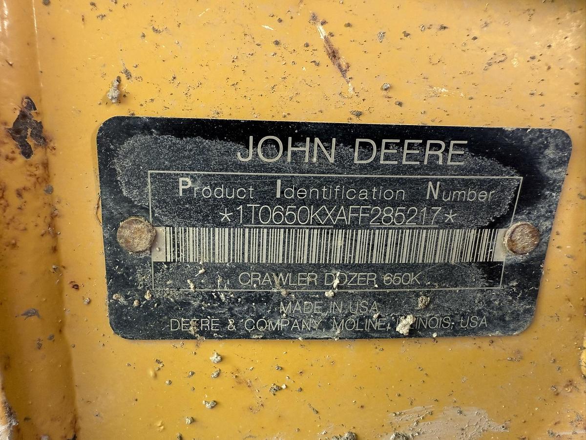 Used 2015 Deere 650k XLT