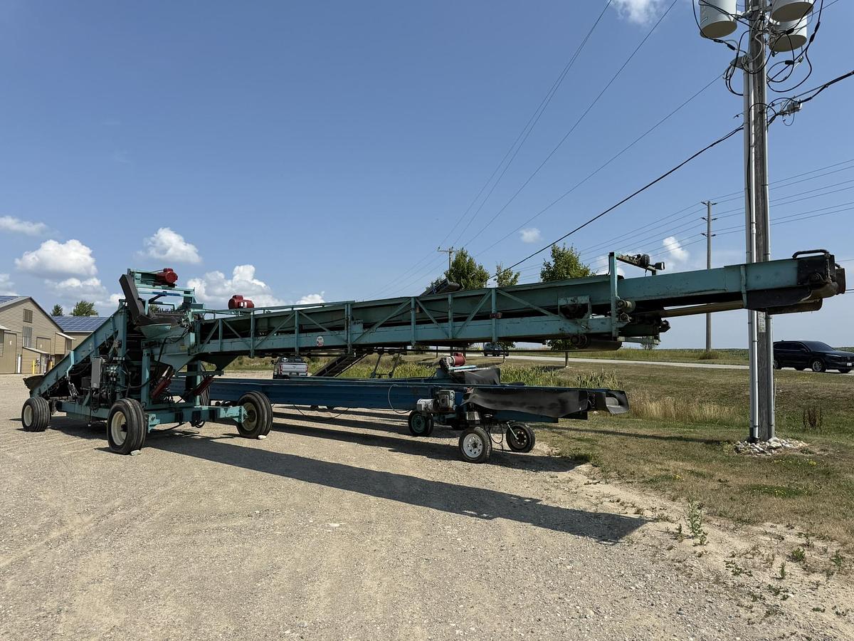 Used Haines 50' Bin Piler and 4 Conveyors Package Deal