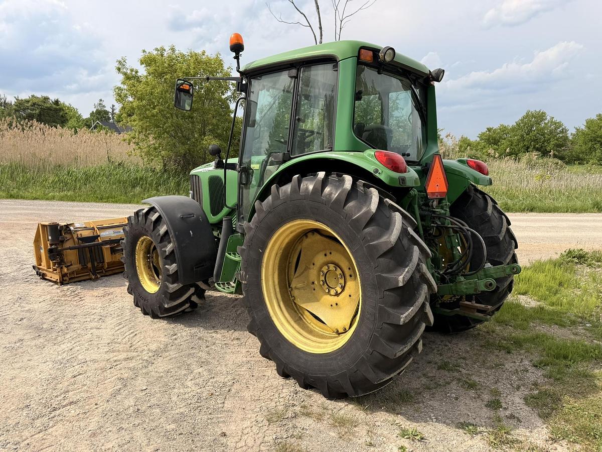 Used 2008 John Deere 6320, 24 SPD Power Quad, 9-15 HLA Blade