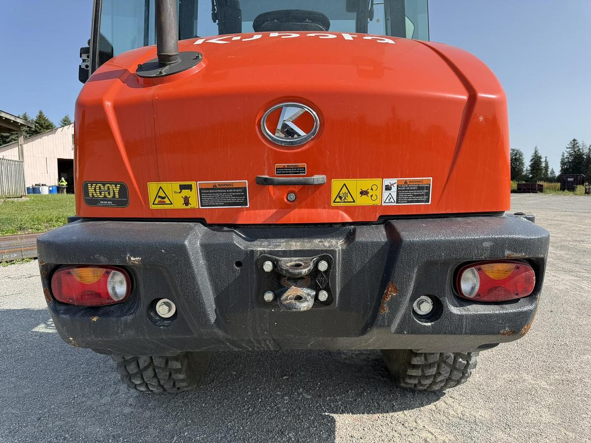 Used 2022 Kubota R640 Wheel Loader, Cab, Hyd. Bucket, 500 Hours