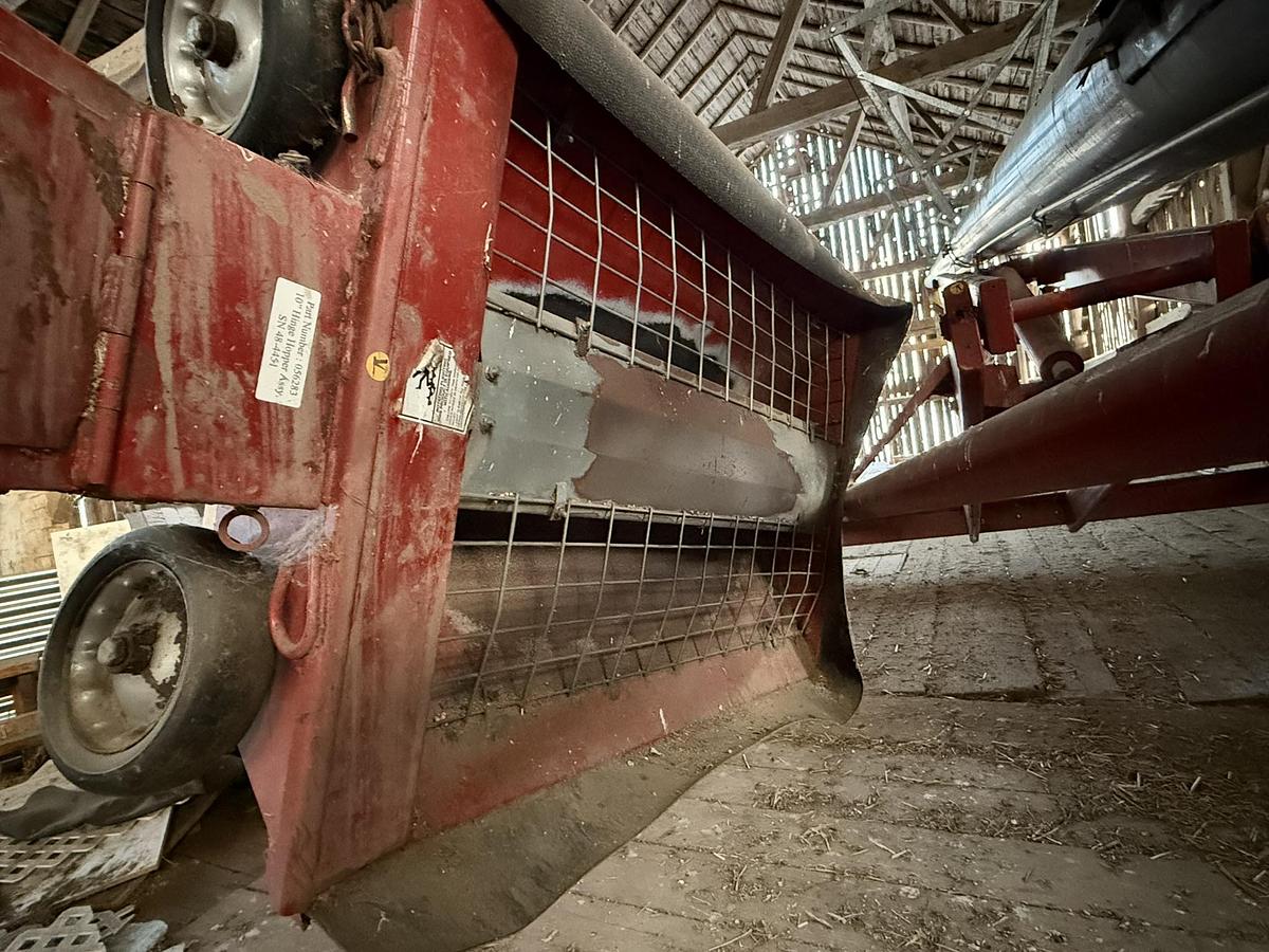 Used Sudenga 10" x 61' Auger With Swinging Fill Auger