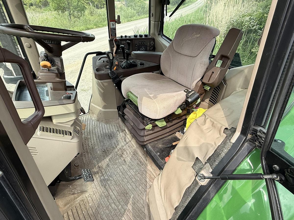 Used 2008 John Deere 6320, 24 SPD Power Quad, 9-15 HLA Blade