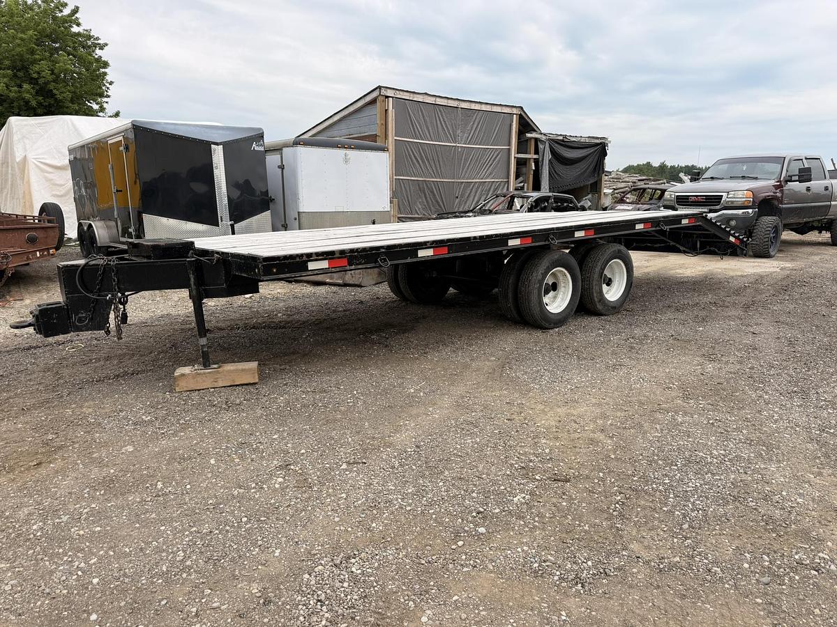 Used 24' Beavertail Deck Over Trailer 2 x 10K Axles
