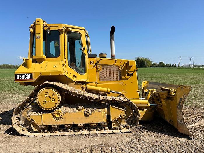 Used Sold  · 1993 Caterpillar d5h high track dozer 6 way blade