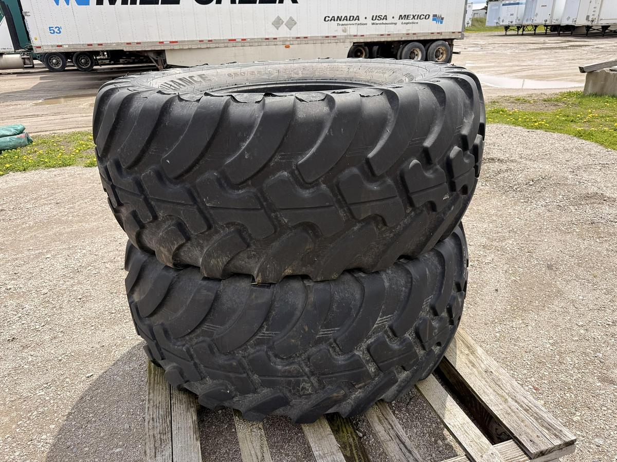 Used Alliance 650/65R30.5 Floater Tires