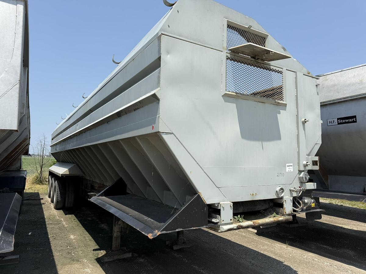 Used Alliston Machinery 40' Live Bottom Produce Trailer