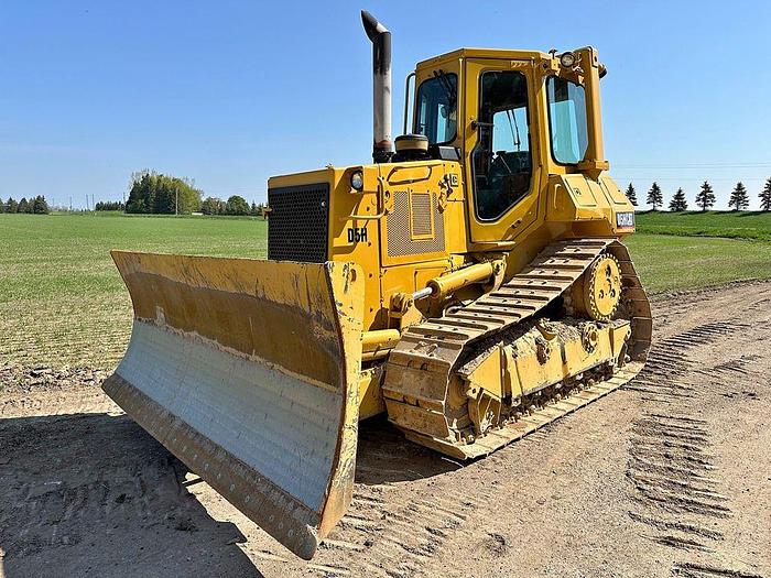 Used Sold  · 1993 Caterpillar d5h high track dozer 6 way blade