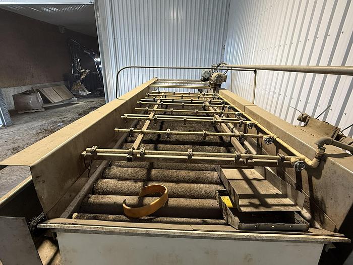 Used Alliston Machinery 48" Brush Washer With Sponge Drying Section